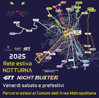Torino - Torna il Night Buster: trasporti notturni potenziati per l’estate dei giovani
