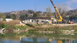 Torino - Riapre la ciclopista del Fioccardo: nuova passerella sul Rio Sappone e percorso continuo lungo il Po